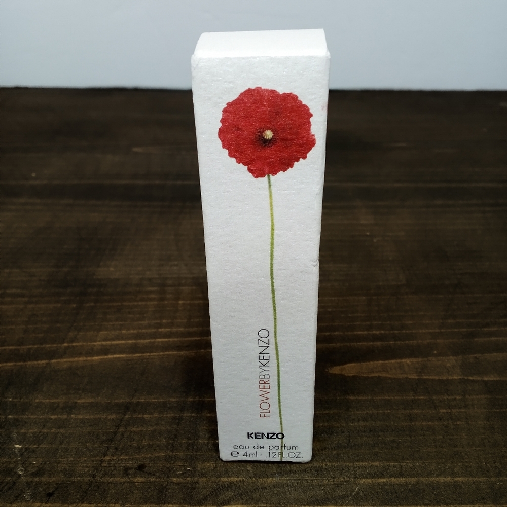 Vrg 2001 Flower By Kenzo Eau De Parfum 4ml .12 Oz Small Travel Sample NOS Rare